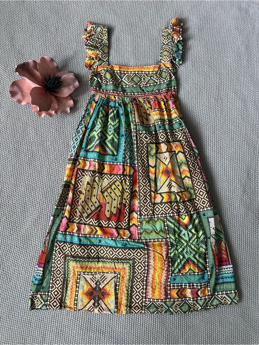 FARM Rio Banana Scarves Dress XS